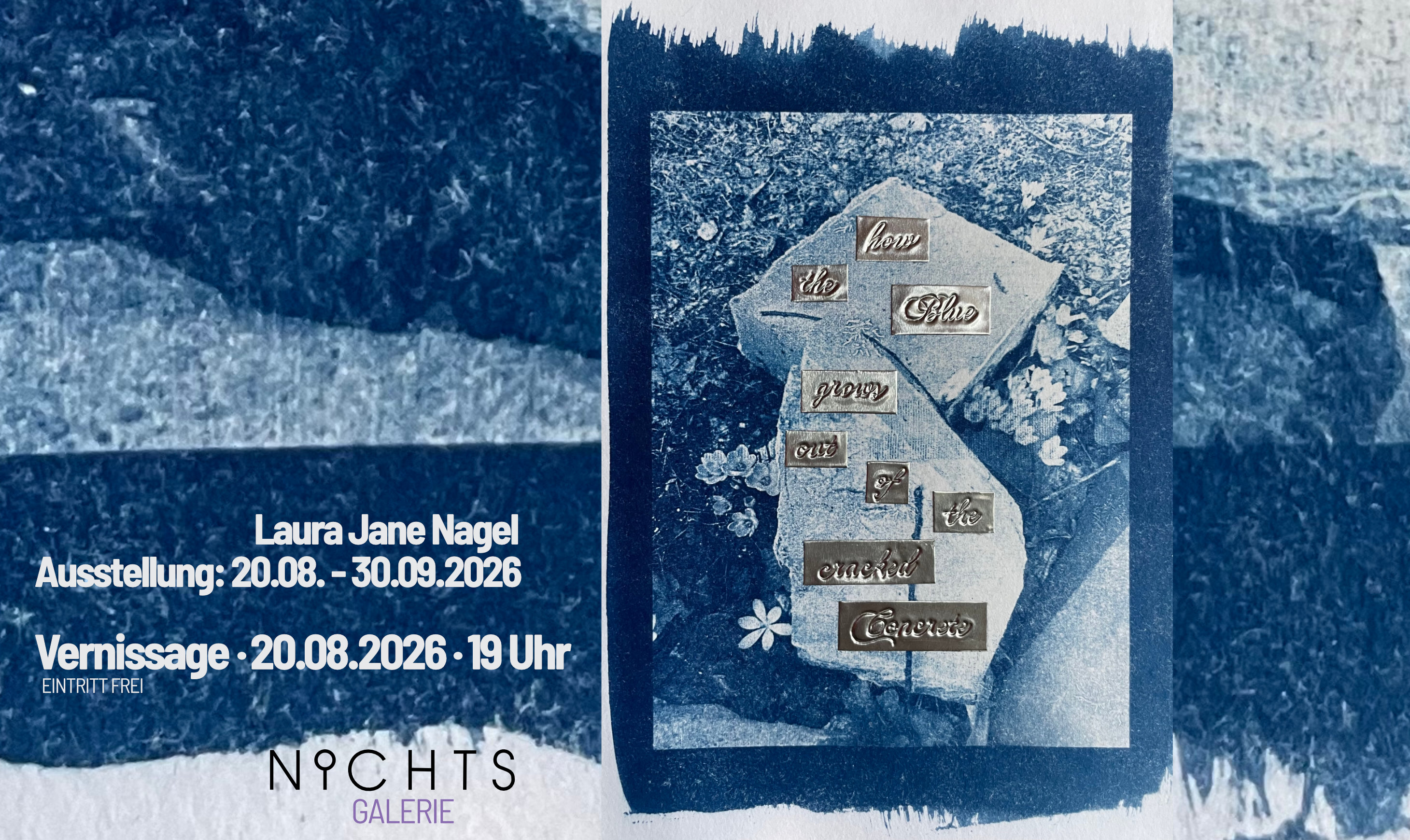 Vernissage _ Laura Jane Nagel: How The Blue Grows Out Of The Cracked Concrete
