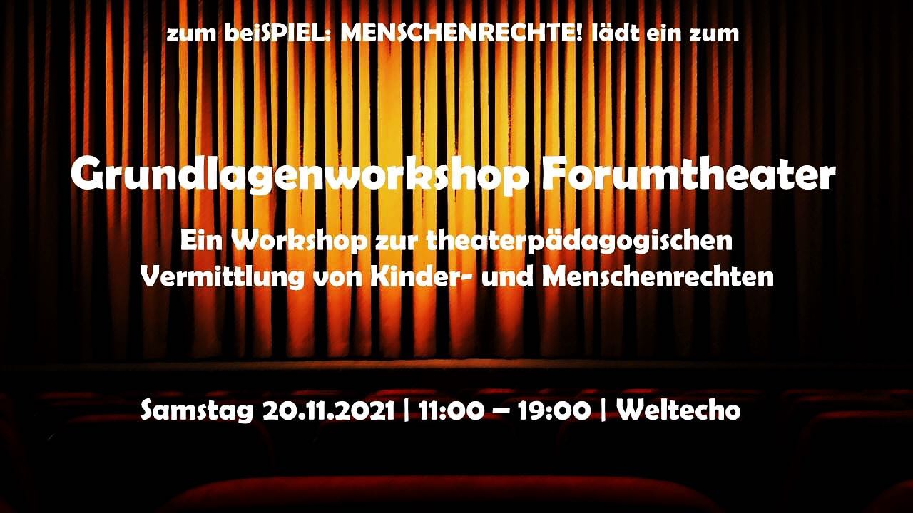 Grundlagenworkshop Forumtheater zu Kinder- und Menschenrechten mit Harald Hahn - 01